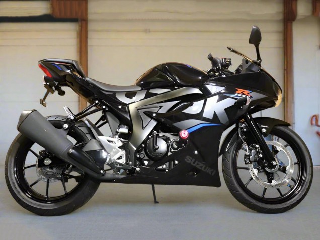 Suzuki GSXR125 Motorrad Verkleidung 2017-2025 - Schwarz Silber Blau