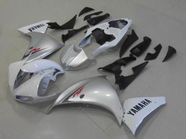Yamaha YZF R1 Motorrad Verkleidung 2009-2011 - Weiss Silber