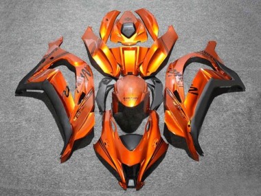 Kawasaki ZX10R Motorrad Verkleidung 2016-2020 - Orange Schwarz