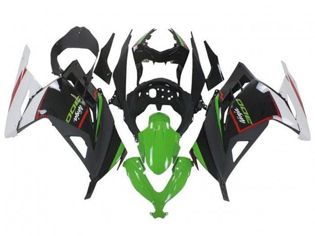 Kawasaki EX300 Motorrad Verkleidung 2013-2024 - Weiss Rot Grun Schwarz
