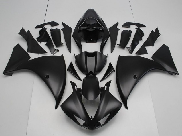 Yamaha YZF R1 Motorrad Verkleidung 2012-2014 - Matt Schwarz