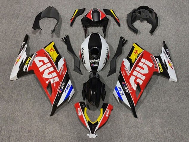Kawasaki EX300 Motorrad Verkleidung 2013-2024 - Weiss Rot Gelb Blau Schwarz Givi