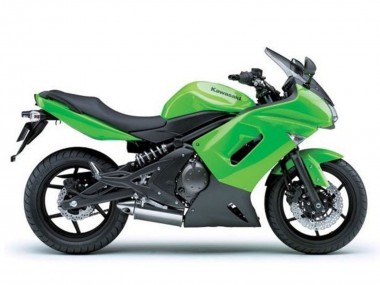 Kawasaki Ninja 650 EX650 Motorrad Verkleidung 2006-2008 - Grun Matt Schwarz