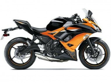 Kawasaki Ninja 650 EX650 Motorrad Verkleidung 2017-2019 - Orange Schwarz