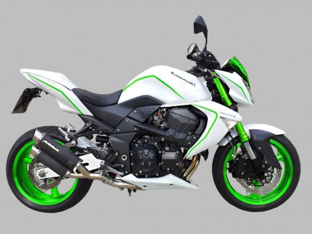 Kawasaki Z1000 Motorrad Verkleidung 2007-2009 - Weiss Grun