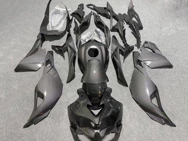 Kawasaki ZX25R ZX-25R Motorrad Verkleidung 2019-2025 - Schwarz Kunstkohlefaser
