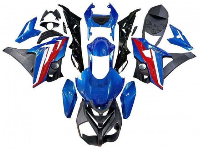 BMW S1000RR Motorrad Verkleidung 2015-2016 - Blau Rot Schwarz
