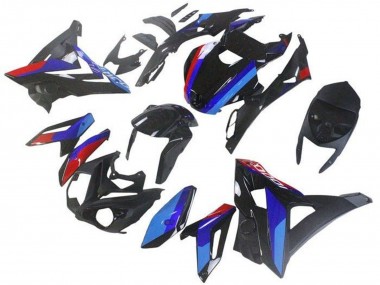 BMW S1000RR Motorrad Verkleidung 2015-2016 - Blau Rot Glanzendes Schwarz