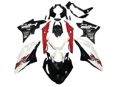 BMW S1000RR Motorrad Verkleidung 2015-2016 - Weiss Rot Schwarz HP RR