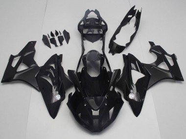BMW S1000RR Motorrad Verkleidung 2019-2022 - Schwarz Matt Schwarz