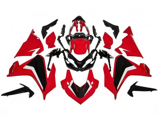 Honda CBR500R Motorrad Verkleidung 2019-2021 - Rot Weiss Schwarz