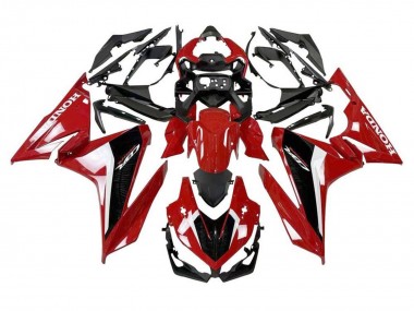 Honda CBR500R Motorrad Verkleidung 2019-2021 - Rot Weiss Schwarz