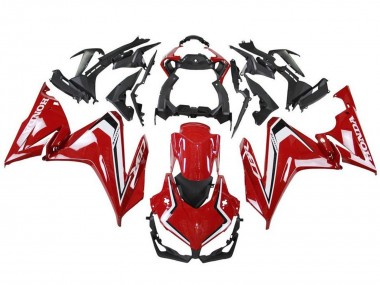 Honda CBR500R Motorrad Verkleidung 2019-2021 - Rot Weiss Schwarz