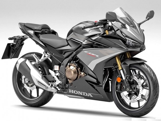 Honda CBR500R Motorrad Verkleidung 2019-2021 - Silber Matt Schwarz