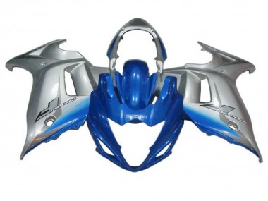 Suzuki GSX650F Motorrad Verkleidung 2008-2013 - Blau Silber