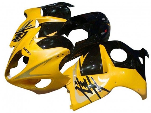 Suzuki GSXR 1300 Hayabusa Motorrad Verkleidung 1996-2007 - Gelb Schwarz