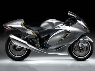 Suzuki GSXR 1300 Hayabusa Motorrad Verkleidung 2021-2025 - Silber