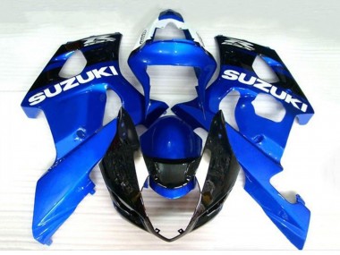 Suzuki GSXR 1000 Motorrad Verkleidung 2003-2004 - Blau Schwarz Weiss