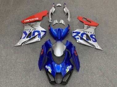 Suzuki GSXR1000 Motorrad Verkleidung 2017-2024 - Blau Silber Rot