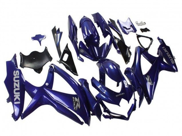 Suzuki GSXR 600 / GSXR 750 Motorrad Verkleidung 2008-2010 - Lila Grau