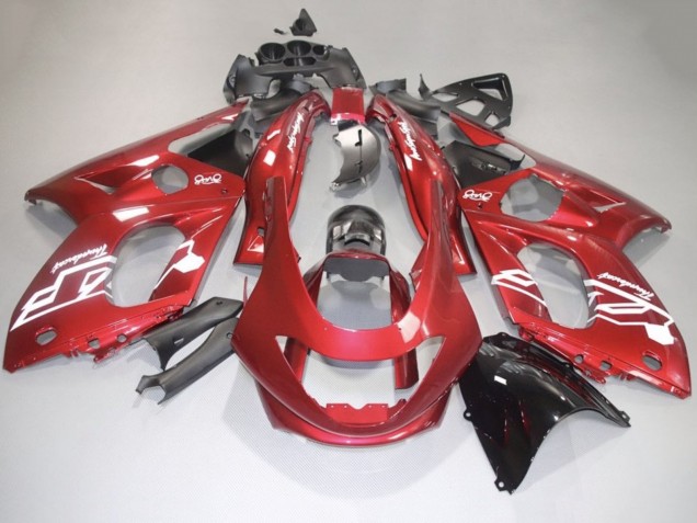 Yamaha YZF600R Thundercat Motorrad Verkleidung 1996-2007 - Rot Weiss