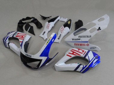 Yamaha YZF 1000R Thunderace Motorrad Verkleidung 1997-2007 - Weiss Blau Rot Fiat