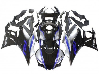 Yamaha YZF R3/R25 Motorrad Verkleidung 2019-2021 - Silber Blau Schwarz