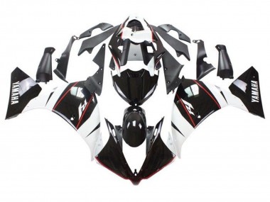 Yamaha YZF 1000 R1 Motorrad Verkleidung 2009-2011 - Weiss Schwarz Rot Streifen