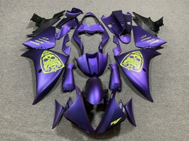 Yamaha YZF 1000 R1 Motorrad Verkleidung 2012-2014 - Lila Neon Gelb