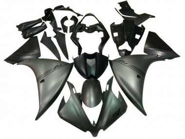 Yamaha YZF 1000 R1 Motorrad Verkleidung 2012-2014 - Matt Grau Matt Schwarz