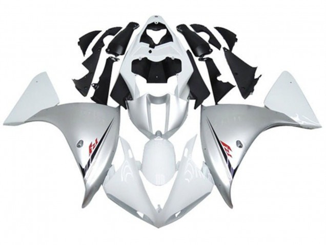Yamaha YZF 1000 R1 Motorrad Verkleidung 2012-2014 - Silber Weiss