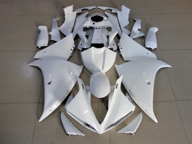 Yamaha YZF 1000 R1 Motorrad Verkleidung 2012-2014 - Weiss