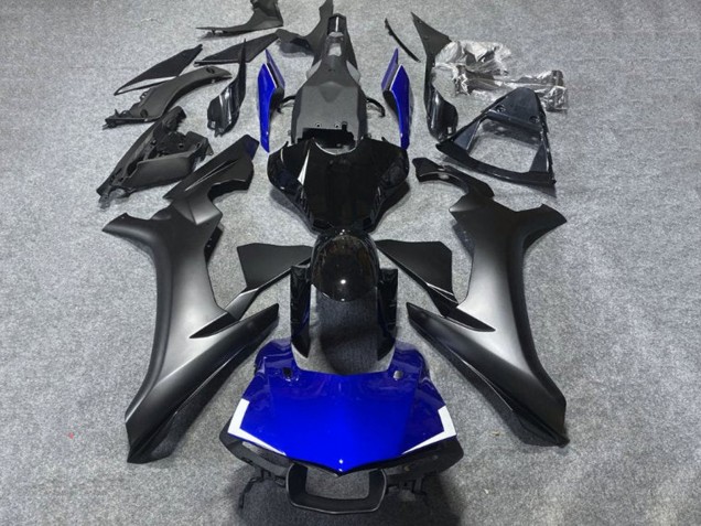 Yamaha YZF 1000 R1 Motorrad Verkleidung 2020-2025 - Glanzendes Schwarz Matt Schwarz Blau