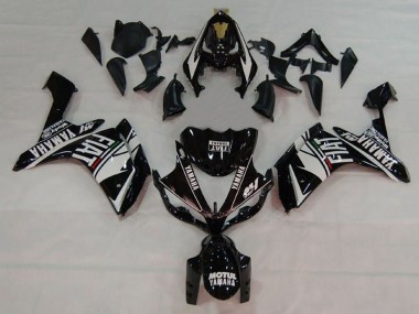Yamaha YZF 1000 R1 Motorrad Verkleidung 2007-2008 - Weiss Schwarz Fiat