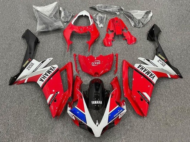 Yamaha YZF 1000 R1 Motorrad Verkleidung 2007-2008 - Rot Weiss Blau Schwarz