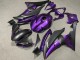 Yamaha YZF R6 Motorrad Verkleidung 2008-2016 - Lila Matt Schwarz