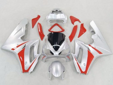 Triumph Daytona 675 Triple Motorrad Verkleidung 2006-2008 - Silber Rot