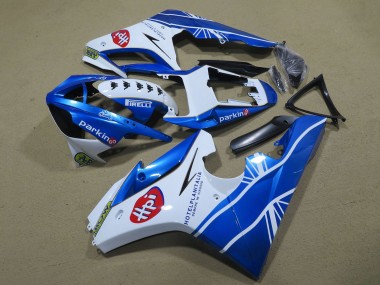 Triumph Daytona 675 Triple Motorrad Verkleidung 2006-2008 - Weiss Blau