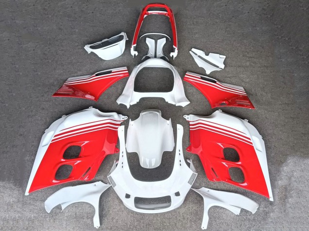 Honda CBR1000F Hurricane Motorrad Verkleidung 1987-1988 - Weiss Rot