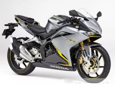 Honda CBR250RR Motorrad Verkleidung 2017-2022 - Silber Gelb Matt Schwarz