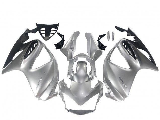 Honda ST1300 Motorrad Verkleidung 2002-2016 - Silber Matt Schwarz