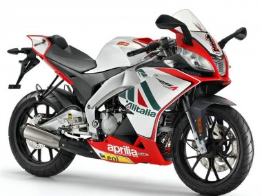 Aprilia RS4 50 125 Motorrad Verkleidung 2012-2018 - Weiss Rot Grun Gelb Alitalia