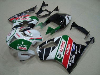 Honda VTR1000 Motorrad Verkleidung 2000-2006 - Weiss Rot Grun Glanzendes Schwarz Castrol
