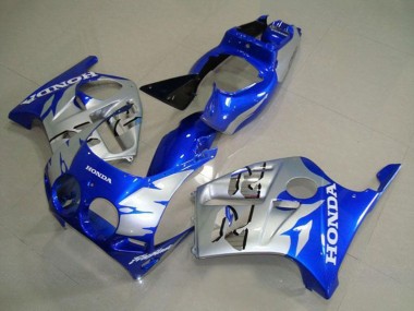 Honda CBR250RR MC19 Motorrad Verkleidung 1988-1989 - Silber Blau