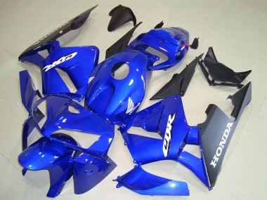 Honda CBR600RR Motorrad Verkleidung 2005-2006 - Blau Schwarz Weiss Aufkleber