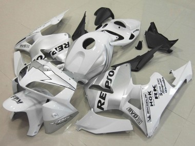 Honda CBR600RR Motorrad Verkleidung 2005-2006 - Weiss Silber Schwarz Repsol