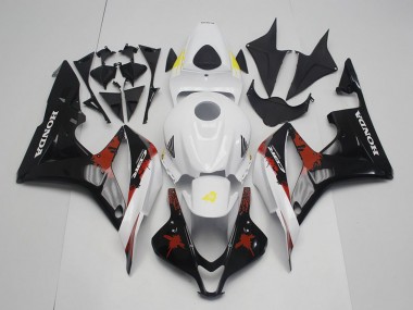 Honda CBR600RR Motorrad Verkleidung 2007-2008 - Weiss Rot Gelb Glanzendes Schwarz Limited Edition