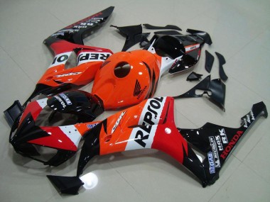 Honda CBR1000RR Motorrad Verkleidung Kit 2006-2007 - Orange Weiss Rot Glanzendes Schwarz Repsol