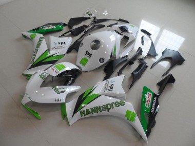 Honda CBR1000RR Motorrad Verkleidung 2012-2016 - Weiss Grun Glanzendes Schwarz Hannspree