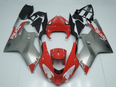 Aprilia RSV1000 Motorrad Verkleidung 2003-2006 - Rot Grau Schwarz